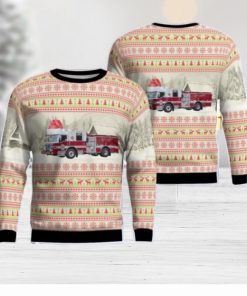 Fairfax County Fire & Rescue Department AOP Ugly Sweater Gift For Christmas