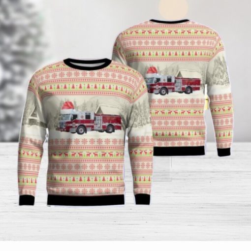 Fairfax County Fire & Rescue Department AOP Ugly Sweater Gift For Christmas