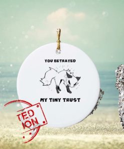 Falvie You Betrayed My Tiny Trust Ornament Custom Name