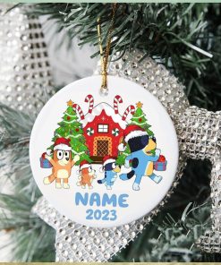 Family Bluey Dog Christmas Ornament, Bluey Christmas Tree Decorations