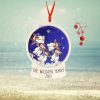 Snoopy and Woodstock Steelers winter it’s most wonderful time of the year ornament