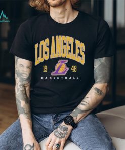 Fanatics Branded Heather Charcoal Los Angeles Lakers Foul Trouble Snow Wash Raglan Pullover shirt