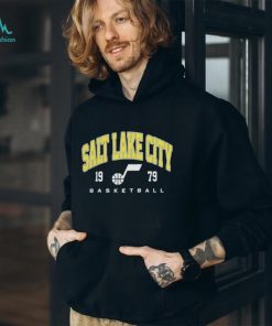 Fanatics Branded Heather Charcoal Utah Jazz Foul Trouble Snow Wash Raglan Pullover shirt
