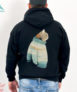 Fat Gray Cat In Shirt