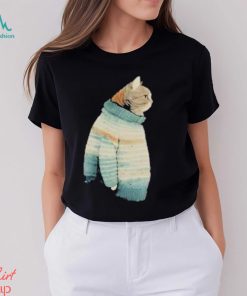 Fat Gray Cat In Shirt