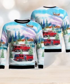 Fayetteville Fire Department AOP Ugly Sweater Gift For Christmas