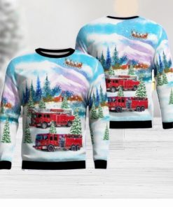 Fayetteville Fire Department AOP Ugly Sweater Gift For Christmas