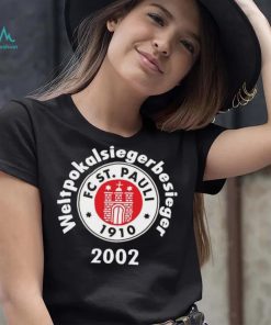 Fc St. Pauli Weltpokalsiegerbesieger 2002 tee Shirt