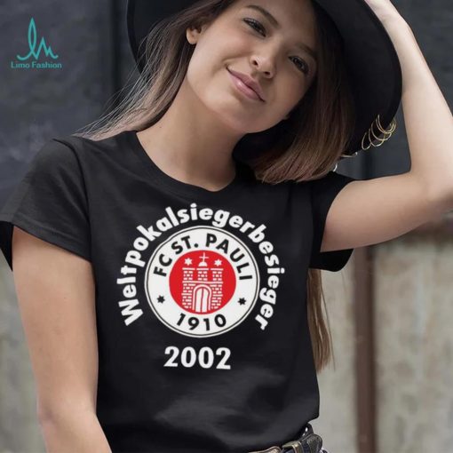 Fc St. Pauli Weltpokalsiegerbesieger 2002 tee Shirt