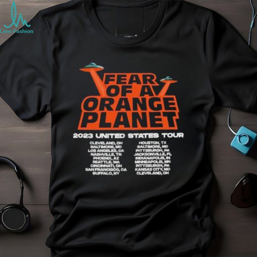 Fear of a Orange Planet 2023 United States Tour Shirt