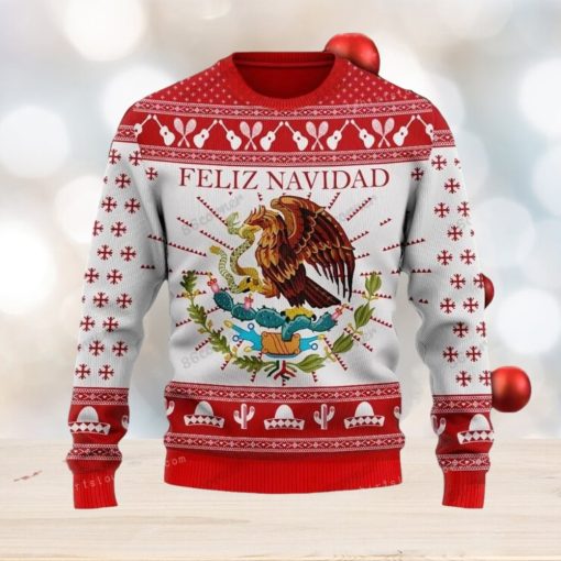 Feliz Navidad Mexico Ugly Sweater