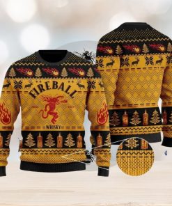 Fireball Cinnamon Christmas Wool Ugly Knitted Christmas Sweatshirt