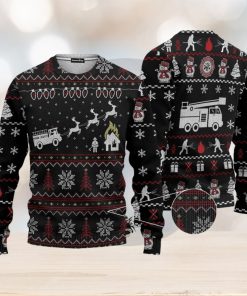 Firefighter Fire Dept Ugly 3D Sweater Best Gift Christmas Gift For Men And Women