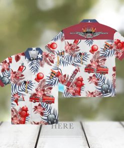 Firefighter Tropical Hawaiian Shirt