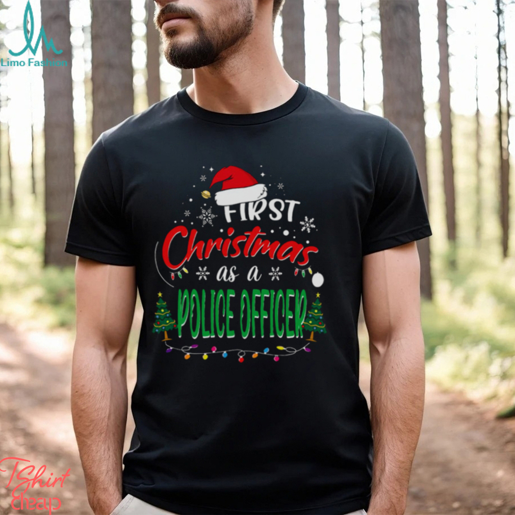 First Christmas As A Police Officer 1st shirt First Christmas As A Police Officer 1st shirt