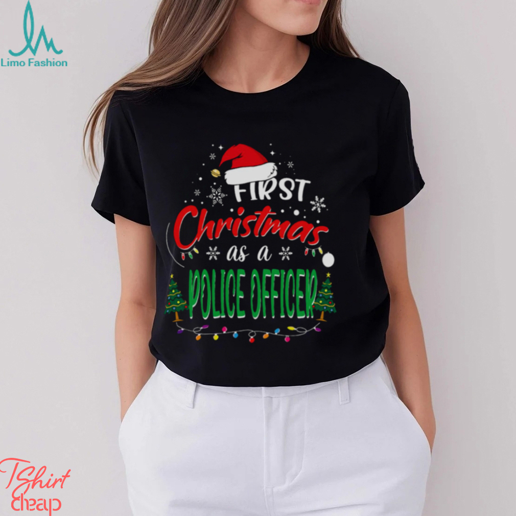 First Christmas As A Police Officer 1st shirt First Christmas As A Police Officer 1st shirt