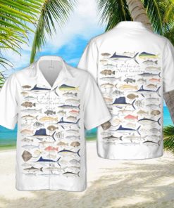 Fishes of the North Carolina Coast Hawaiian Shirt