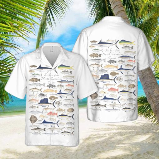 Fishes of the North Carolina Coast Hawaiian Shirt