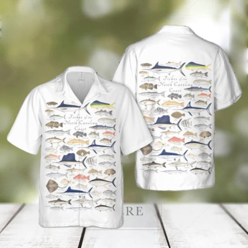 Fishes of the North Carolina Coast Hawaiian Shirt