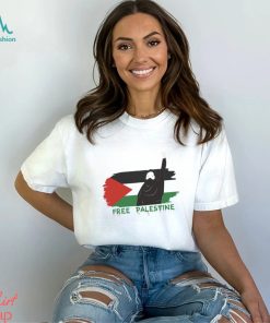Fist Stand With Free Palestine Flag T shirt