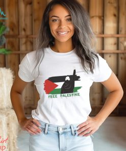Fist Stand With Free Palestine Flag T shirt