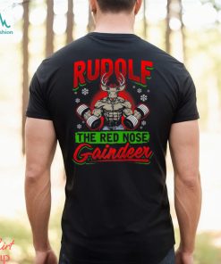 Fitness Christmas Toned Rudolf Muscle Xmas Shirt, hoodie, sweater, long sleeve and tank top Fitness Christmas Toned Rudolf Muscle Xmas Shirt