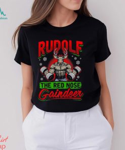 Fitness Christmas Toned Rudolf Muscle Xmas Shirt, hoodie, sweater, long sleeve and tank top Fitness Christmas Toned Rudolf Muscle Xmas Shirt