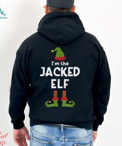 Fitness Elf Weight Lifting Christmas Party Pajamas Shirt