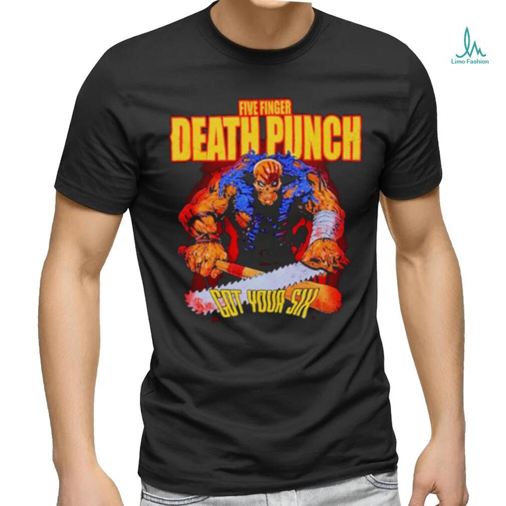 Five finger death punch got your six album cover shirt Five finger death punch got your six album cover shirt
