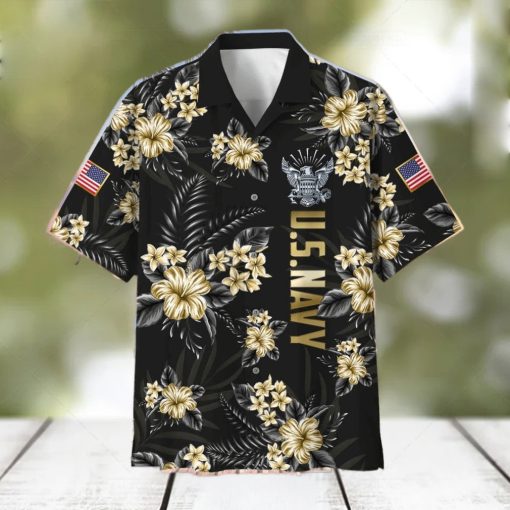 Flag’s colors embody unity US Navy Proudly Served Hawaiian Shirt For Veterans