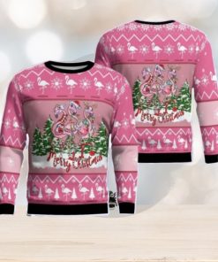 Flamingo Christmas Ugly Sweater 3D Sweater For Men Women