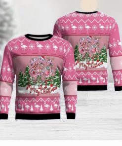 Flamingo Christmas Ugly Sweater 3D Sweater For Men Women