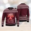 Bigfoot Riding Llama Christmas Unisex Ugly Sweater