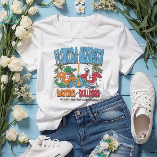 Florida Gators vs. Georgia Bulldogs Matchup retro T shirt