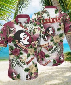 Florida State Seminoles NCAA Hawaiian Shirt Sun Showerstime Aloha Shirt