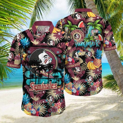 Florida State Seminoles NCAA Hawaiian Shirt Surfingtime Aloha Shirt