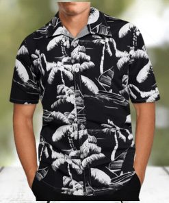 Flywake Men's Hawaiian Shirt Short Sleeves Printed Button Down Summer Beach Dress Shirts