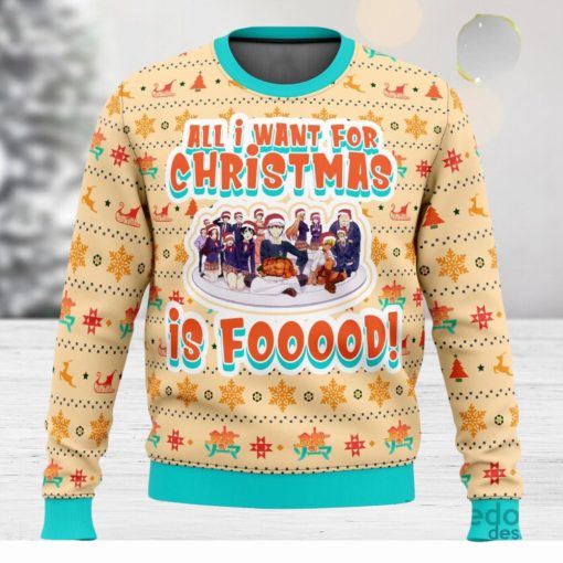 Food Wars Culinary Academy 3D Ugly Christmas Sweater Unisex Christmas Sweater For Men And Women