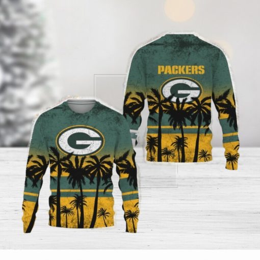 Football American Gradient Unisex Green Bay 3D Sweater Christmas For Fans Gifts