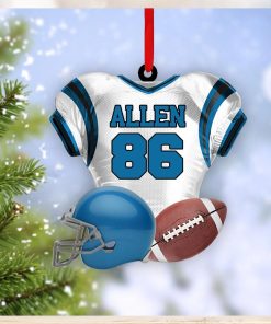 Football Player Uniform Personalized Ornament For Football Player   Gift For Football Lovers