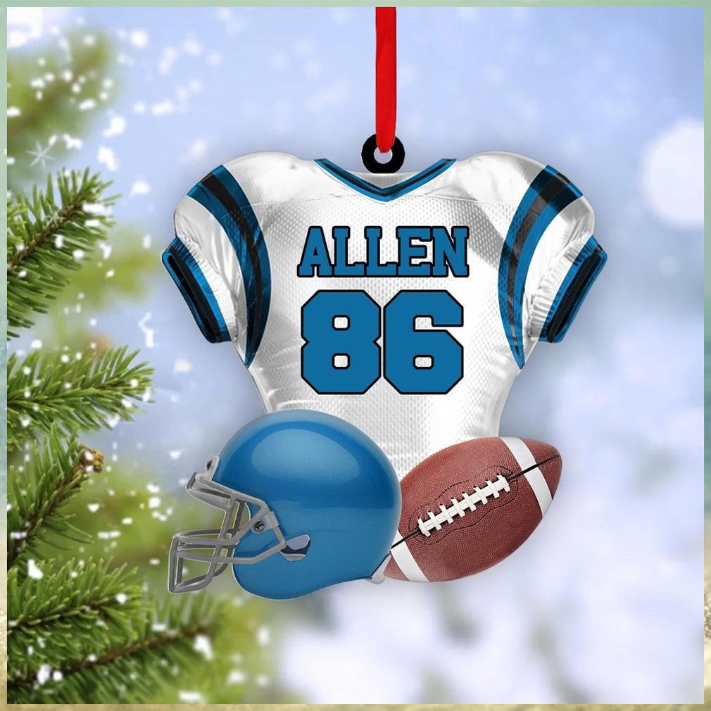 Football Player Uniform Personalized Ornament For Football Player Gift For Football Lovers Football Player Uniform Personalized Ornament For Football Player Gift For Football Lovers
