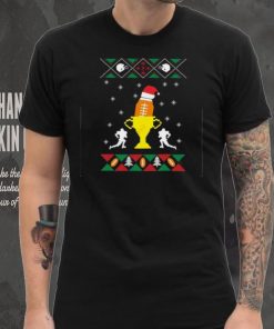 Football Ugly Christmas Kickoff Football Player Fan Shirt