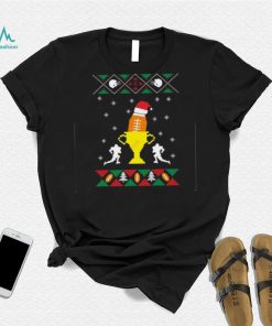 Football Ugly Christmas Kickoff Football Player Fan Shirt