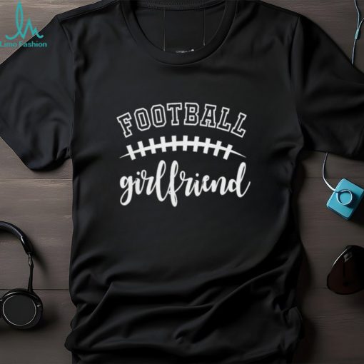 Football girlfriend Football laces cute Football shirt