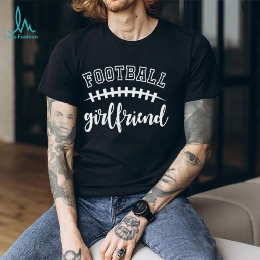 Football girlfriend Football laces cute Football shirt