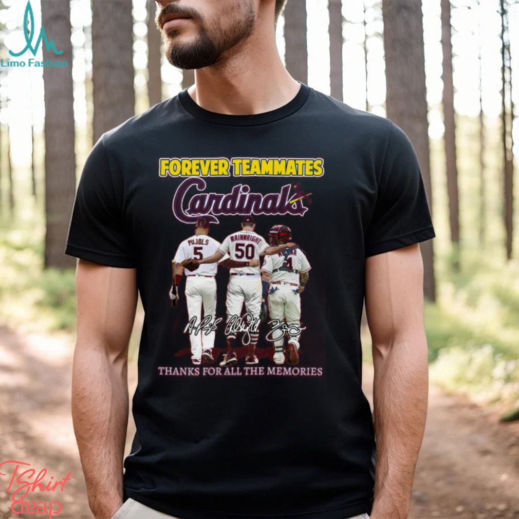 Official forever Teammates St Louis Cardinals Thanks For All The Memories  Unisex T-Shirt, hoodie, sweater, long sleeve and tank top