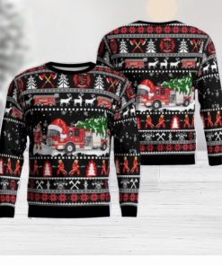 Fort Montgomery Fire District AOP Ugly Sweater Gift For Christmas