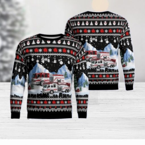 Fort Smith Fire Department AOP Ugly Sweater Gift For Christmas