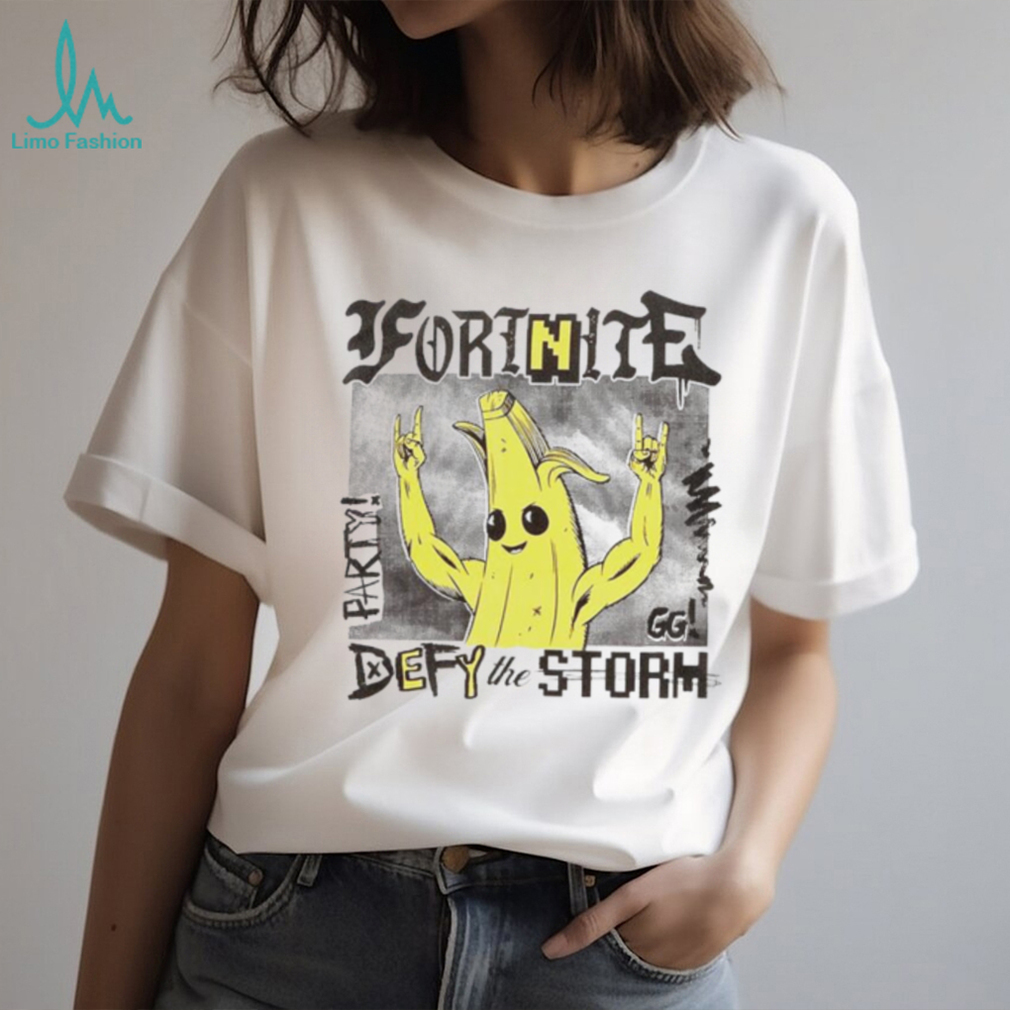 Fortnite Peely Defy The Storm T Shirt Fortnite Peely Defy The Storm T Shirt