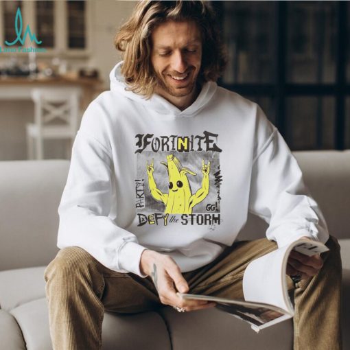 Fortnite Peely Defy The Storm T Shirt